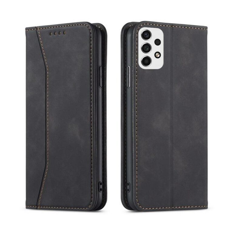 Magnet Fancy Pouch Wallet Card Holder Black Kryt Samsung Galaxy A53 5G