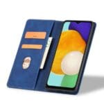Magnet Fancy Pouch Wallet Card Holder Blue Kryt Samsung Galaxy A13 5G