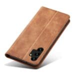 Magnet Fancy Pouch Wallet Card Holder Brown Kryt Samsung Galaxy A13 5G
