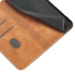 Magnet Fancy Pouch Wallet Card Holder Brown Kryt Samsung Galaxy S22 Plus