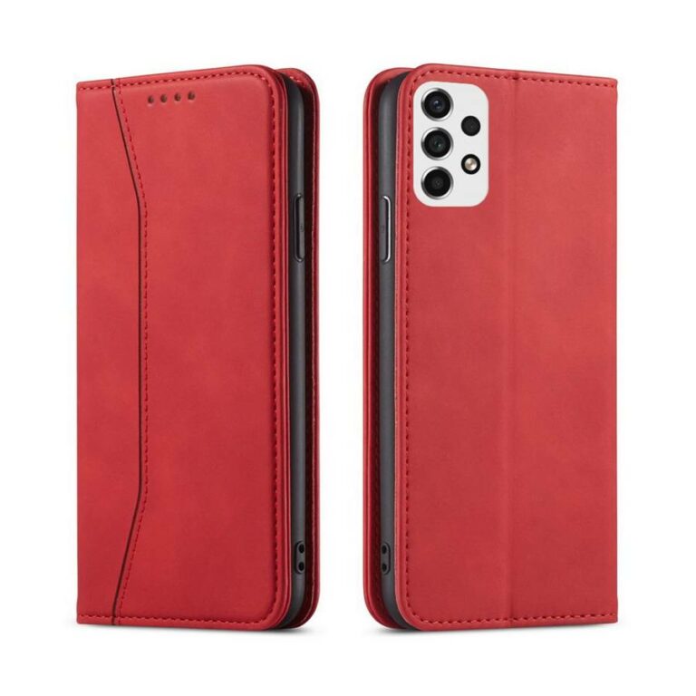 Magnet Fancy Pouch Wallet Card Holder Red Kryt Samsung Galaxy A53 5G