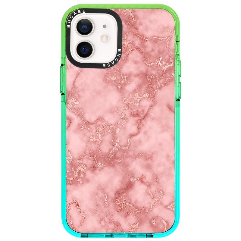 Marble Rose Pink Kryt iPhone 12 Mini