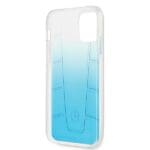 Mercedes MEHCP12LCLGBL Blue Transparent Line Kryt iPhone 12 Pro Max