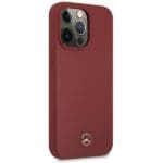 Mercedes MEHCP13LSILRE Red Silicone Line Kryt iPhone 13 Pro