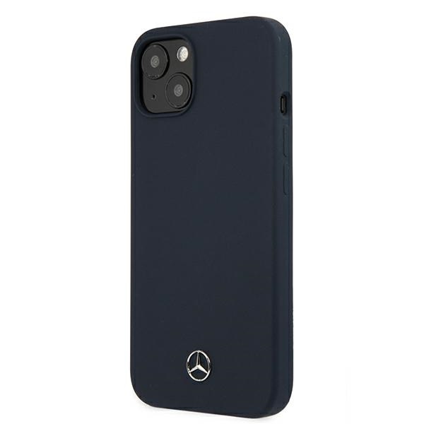 Mercedes MEHCP13SSILNA Navy Silicone Line Kryt iPhone 13 Mini