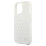 Mercedes MEHCP13XESPWH White Silver Stars Pattern Kryt iPhone 13 Pro Max