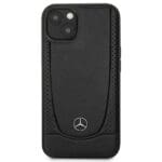 Mercedes MEHCP14MARMBK Black Leather Urban Kryt iPhone 14 Plus