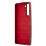 Mercedes MEHCS21MSILRE Red Silicone Line Kryt Samsung S21 Plus