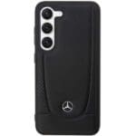 Mercedes MEHCS23MARMBK Black Leather Urban Kryt Samsung S23 Plus