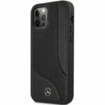 Mercedes Perforated Leather Black Kryt iPhone 12/12 Pro