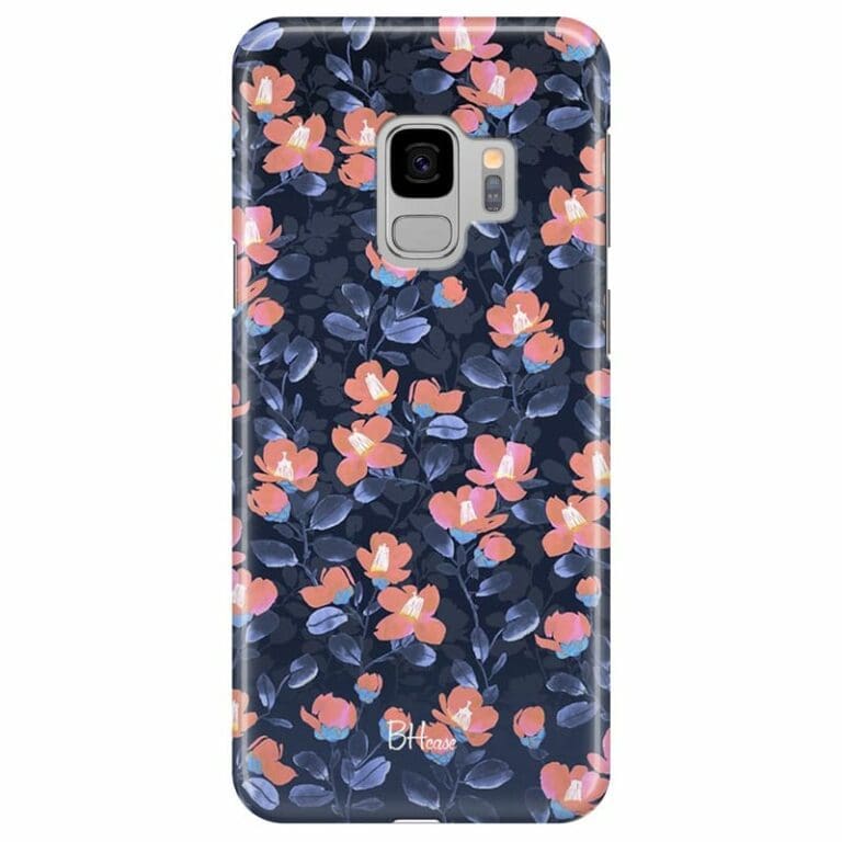 Midnight Floral Kryt Samsung S9