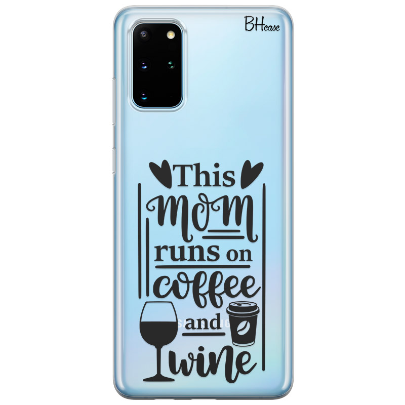 Mom Coffee Wine Kryt Samsung S20 Plus