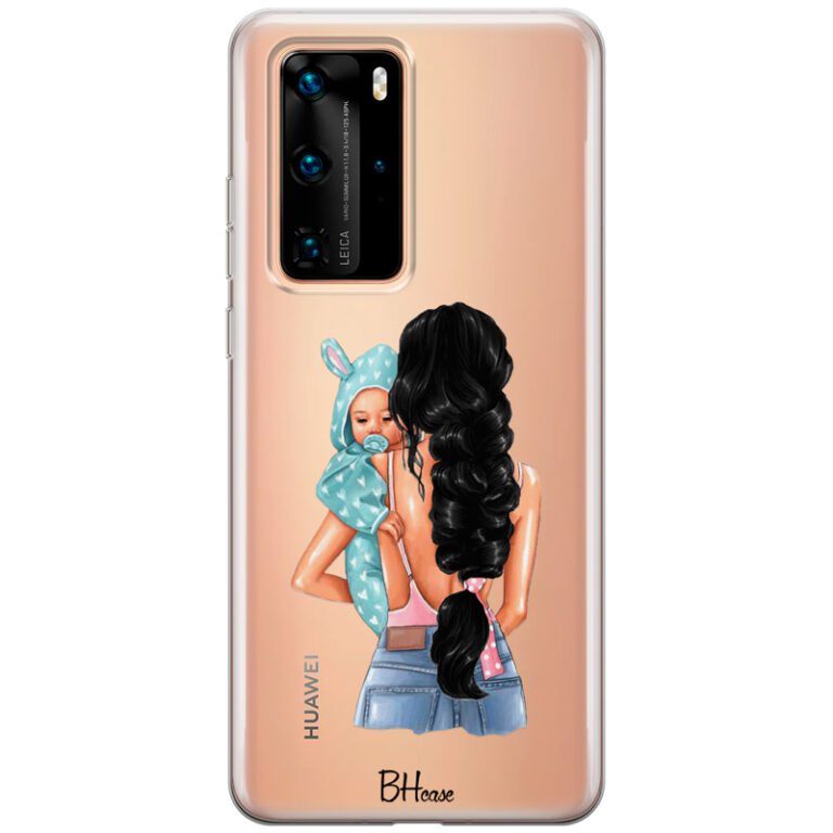 Mother Black Haired With Boy Kryt Huawei P40 Pro