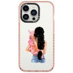 Mother Black Haired With Girl Kryt iPhone 14 Pro
