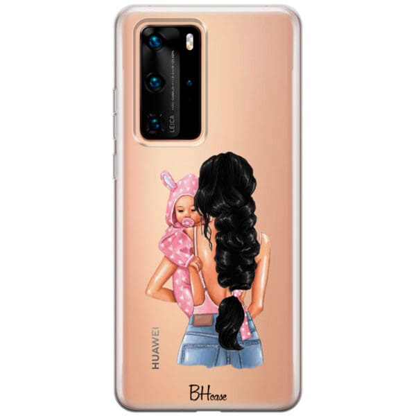Mother Black Haired With Girl Kryt Huawei P40 Pro