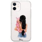 Mother Black Haired With Girl Kryt iPhone 12 Mini