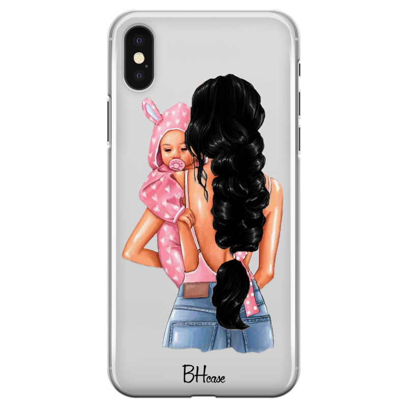 Mother Black Haired With Girl Kryt iPhone XS Max
