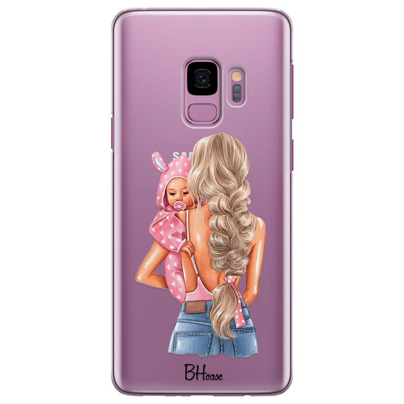 Mother Blonde With Girl Kryt Samsung S9