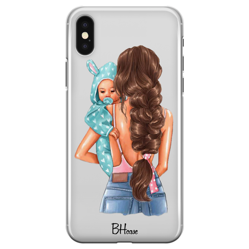 Mother Brunette With Boy Kryt iPhone XS Max