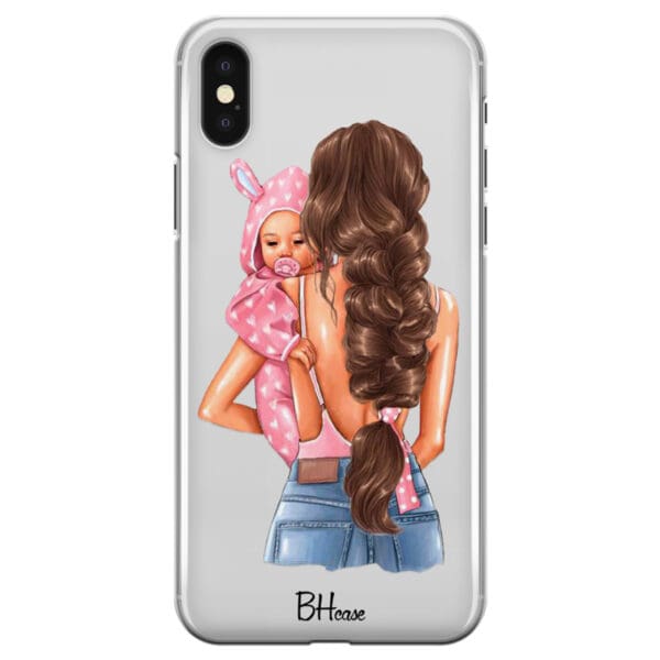 Mother Brunette With Girl Kryt iPhone XS Max
