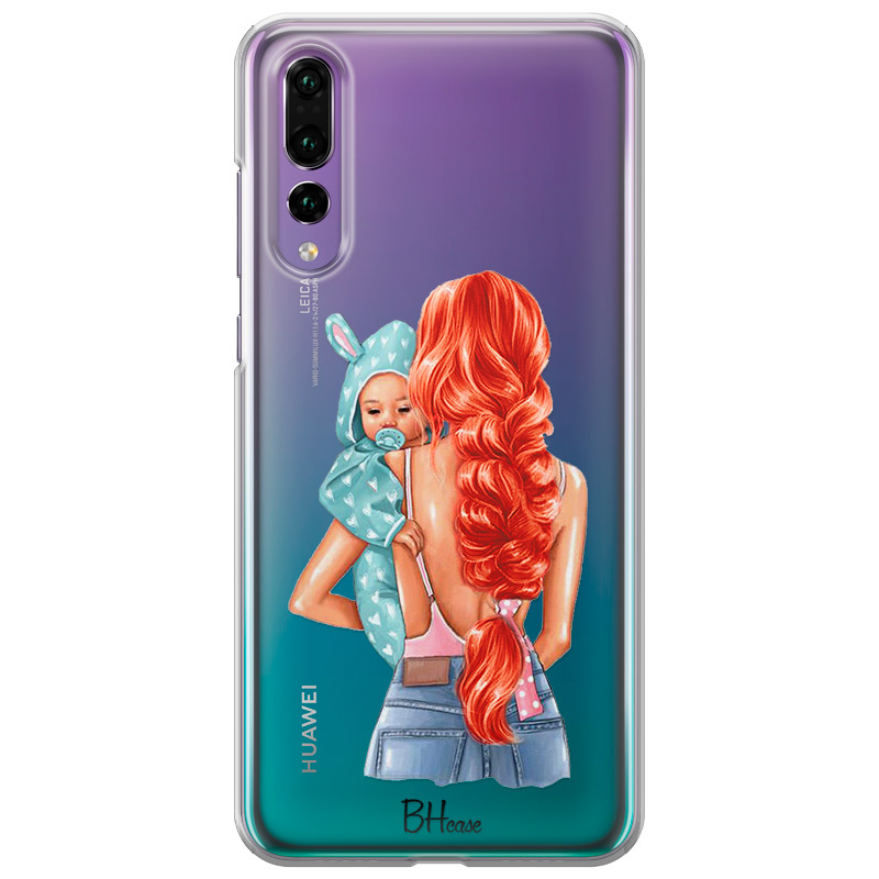 Mother Redhead With Boy Kryt Huawei P20 Pro