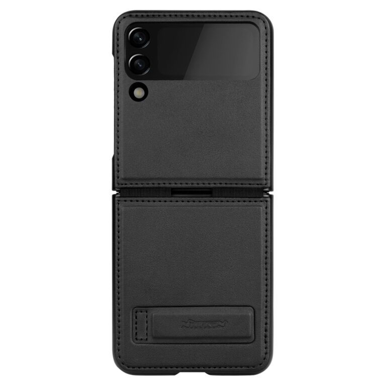 Nillkin Qin Vegan Leather Black Kryt Samsung Galaxy Z Flip 4