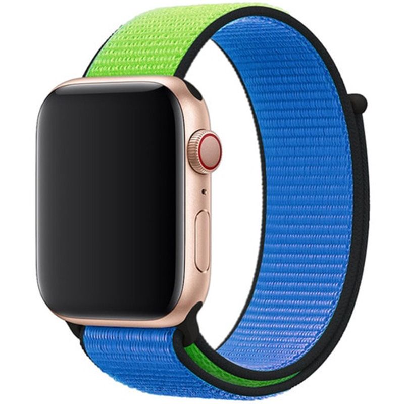 Nylonový Náramok Apple Watch 45/44/42/Ultra Blue Green