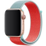 Nylonový Náramok Apple Watch 45/44/42/Ultra Light Blue Red