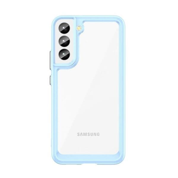 Outer Space Hard Gel Frame Blue Kryt Samsung Galaxy S22 Plus