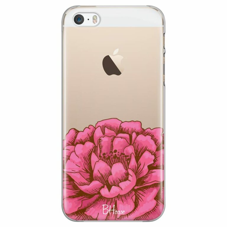 Peony Pink Kryt iPhone SE/5S