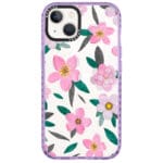 Pink Floral Kryt iPhone 14