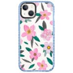 Pink Floral Kryt iPhone 13