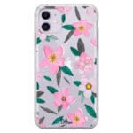 Pink Floral Kryt iPhone 11