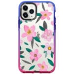Pink Floral Kryt iPhone 11 Pro