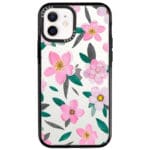 Pink Floral Kryt iPhone 12/12 Pro