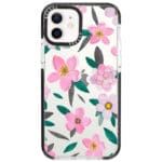 Pink Floral Kryt iPhone 12/12 Pro