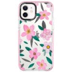 Pink Floral Kryt iPhone 12/12 Pro