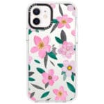 Pink Floral Kryt iPhone 12/12 Pro