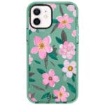 Pink Floral Kryt iPhone 12/12 Pro