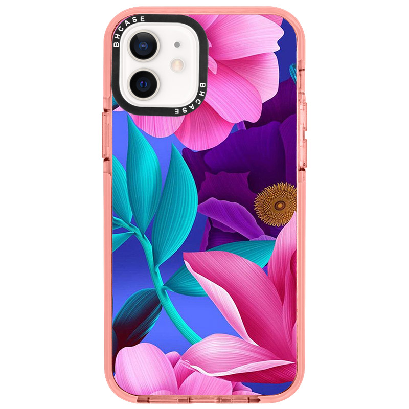 Pinky Floral Kryt iPhone 12/12 Pro