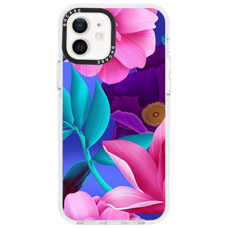 Pinky Floral Kryt iPhone 12 Mini