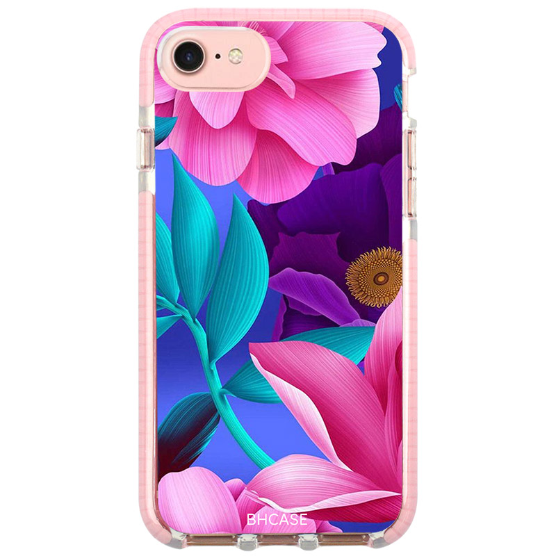Pinky Floral Kryt iPhone 8/7/SE 2020/SE 2022