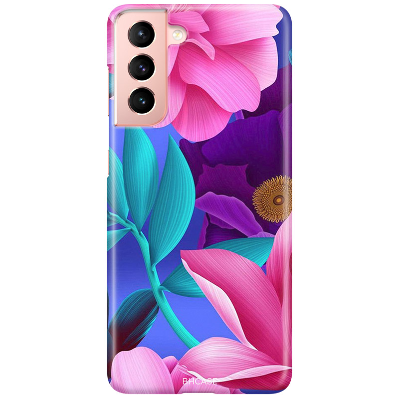 Pinky Floral Kryt Samsung S21