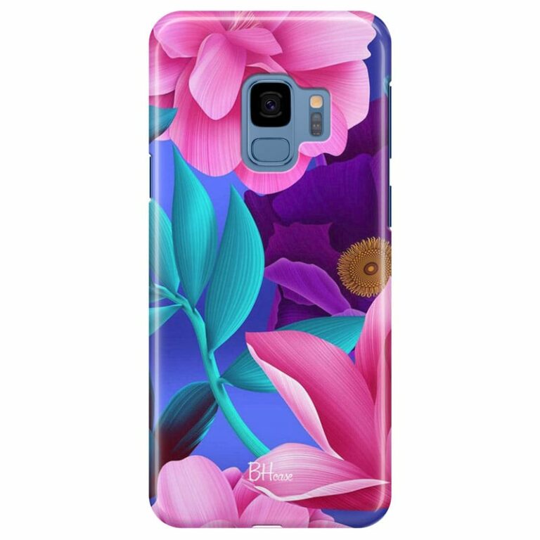 Pinky Floral Kryt Samsung S9