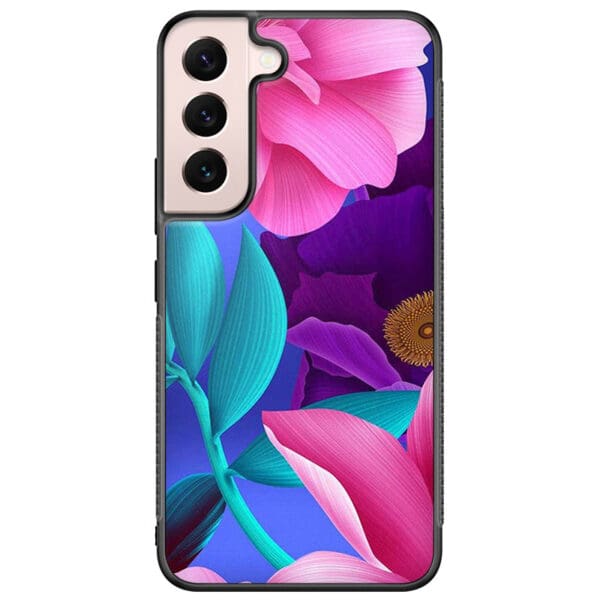 Pinky Floral Kryt Samsung Galaxy S22