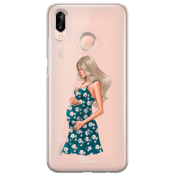 Pregnant Blonde Kryt Huawei P20 Lite