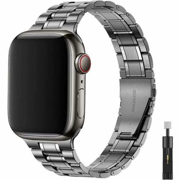 Premium Metal Náramok Apple Watch 45/44/42/Ultra Gray