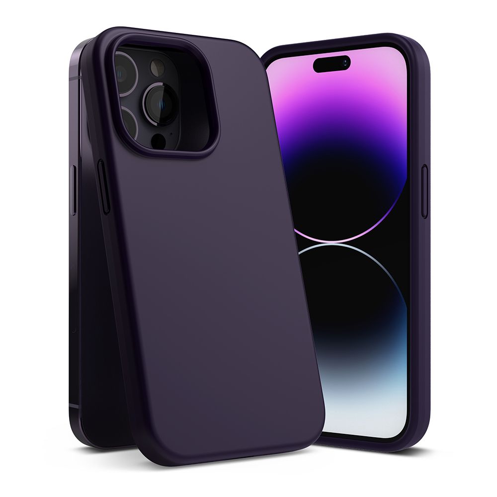 Ringke Silicone Deep Purple Kryt iPhone 14 Pro