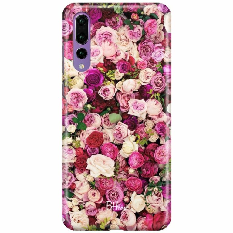 Roses Pink Kryt Huawei P20 Pro