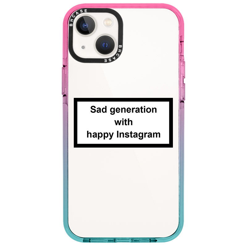 Sad Generation With Happy Instagram Kryt iPhone 14